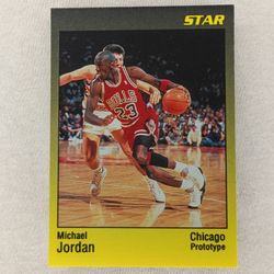 1990 Michael Jordan Star Co. Prototype Black/Yellow (Rare