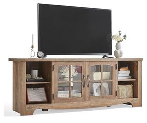 LINSY Home Farmhouse TV Stand