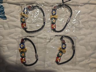 World cup limited edition bracelets with all 3 countries