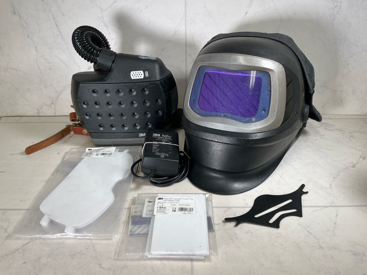 3M Adflo PAPR System w/ Speedglas 9100FX-Air Welding Helmet – 9100XX Lens (A1G010601)