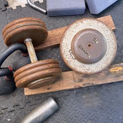 70 pound dumbbells