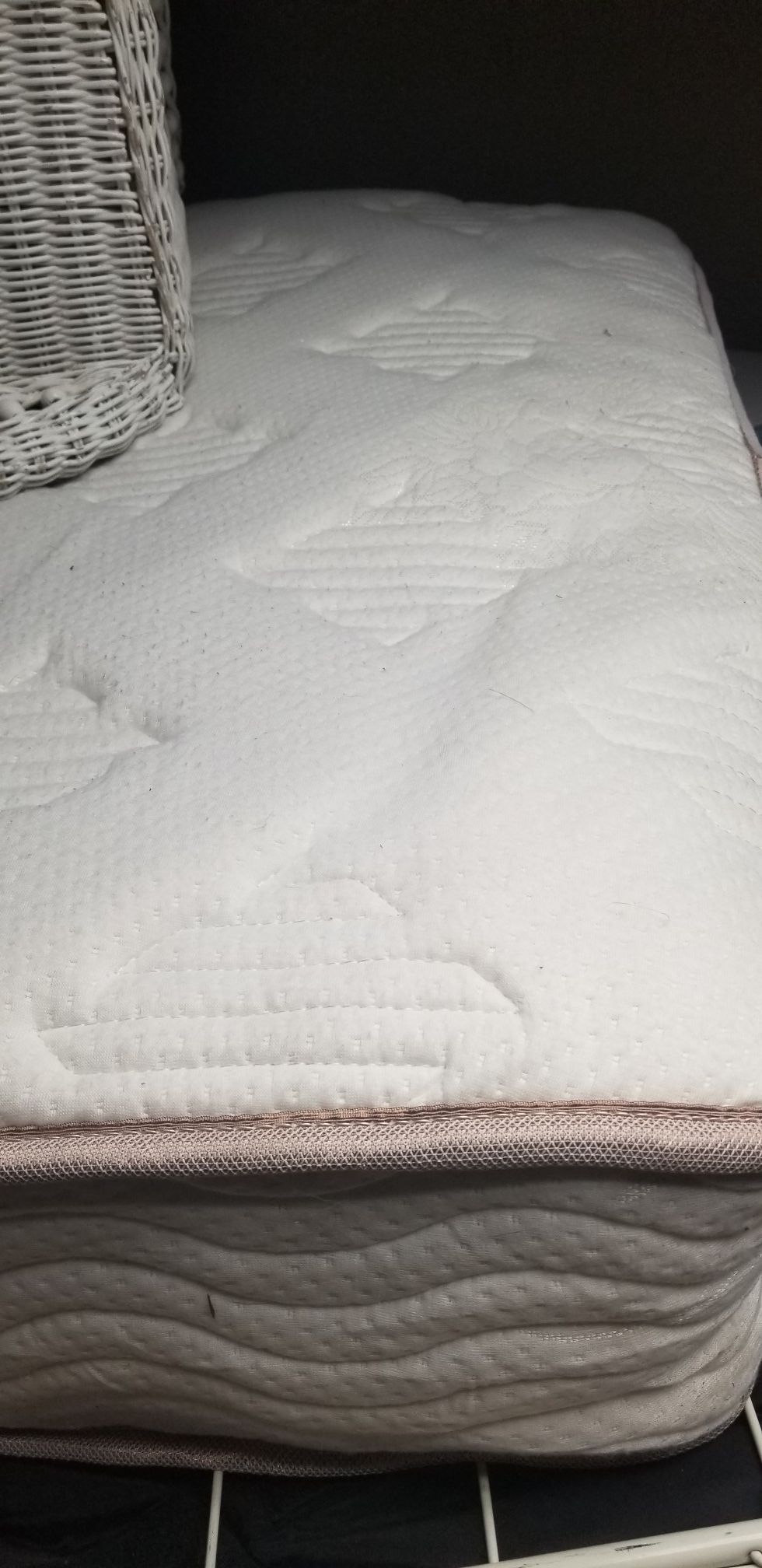 Free twin double top pillow matress