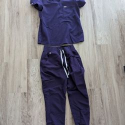 Purple Figs Scrub Set