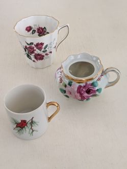 Lot of 3 Vintage Porcelain China Pieces~Sold Together We