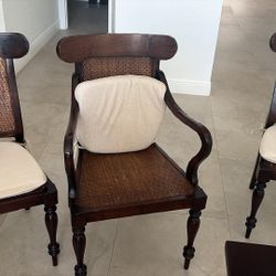 Set of 6 Dining Chairs (8 Total But 2 Are Broken)