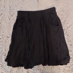 Black Skater Skirt S