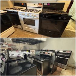 Electric and gas stoves on sale