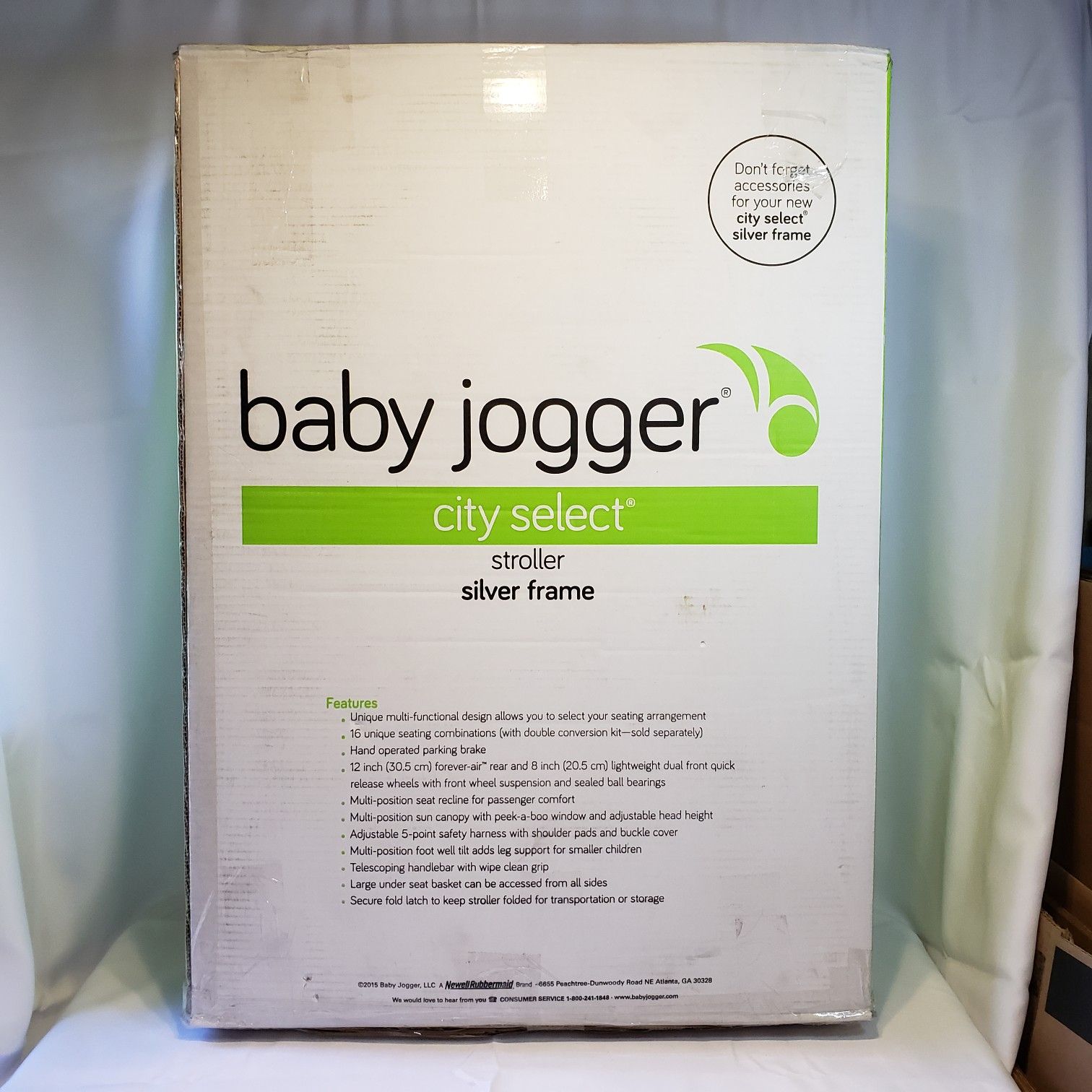 Baby Jogger City Select Single - Silver Frame - Carbon