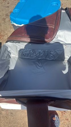 Large Hardside Luggage Suitcase Open