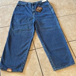 VINTAGE “STEELWING” BAGGY DENIM JEANS (1995’) 40W X 30L NEW WITH TAGS