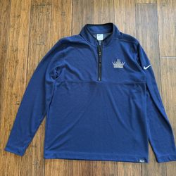  Nike Half-Zip Pullover – Navy Blue Size L