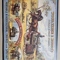 Reproduction Eaton, Madison Co Engines Sign