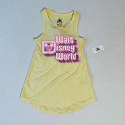 Walt Disney World Jersey Neon Tank Dress Girls Size XXS