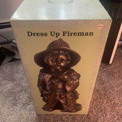 Dress Up Fireman Statue (set Of 2) Or Buy Individual 