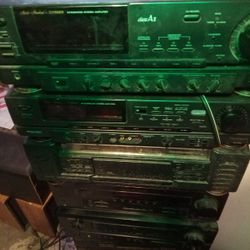 Old School Stereo And CD Changer