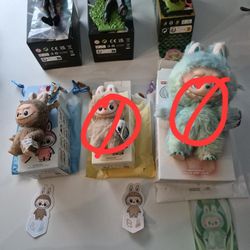 Popmart Blindboxes Monsters Labubu Demon Slayer Harry Potter Dimoo One Piece