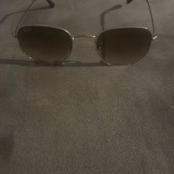 Ray-Ban RB3548N Hexagonal Sunglasses – Gold / Brown Gradient PERFECT BRANDNEW