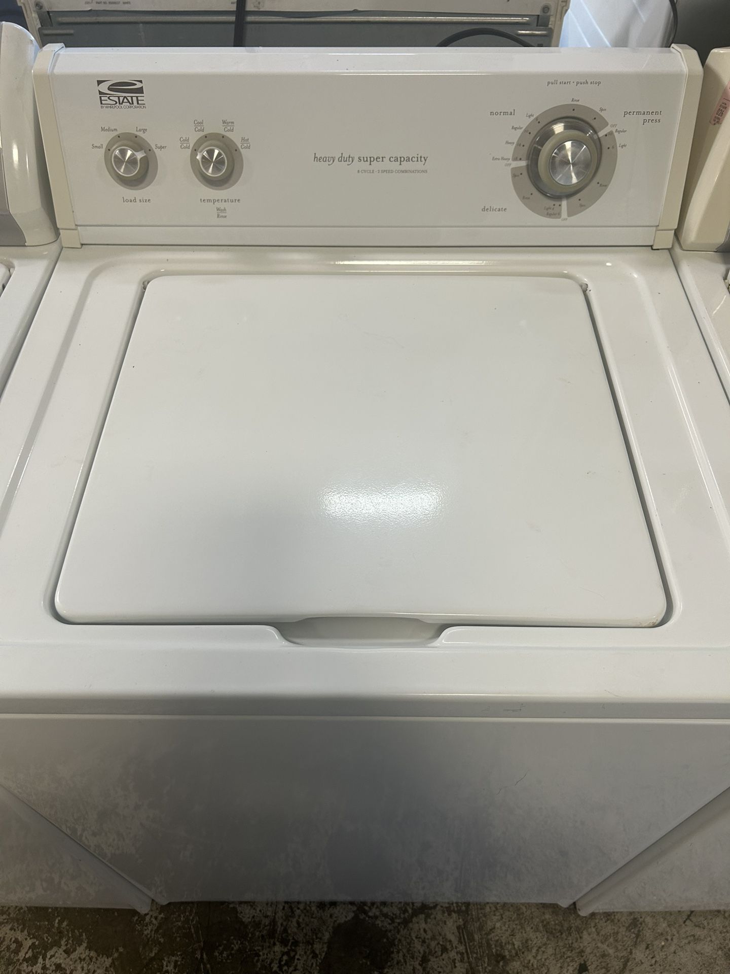 Estate Heavy Duty Washer – Super Capacity – Built to Last