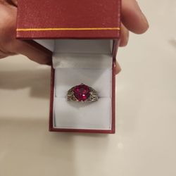 Square cushion cut 3.40ctw Cushion Mahaleo® Ring New Size 8