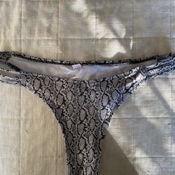 Snakeskin Bikini bottoms