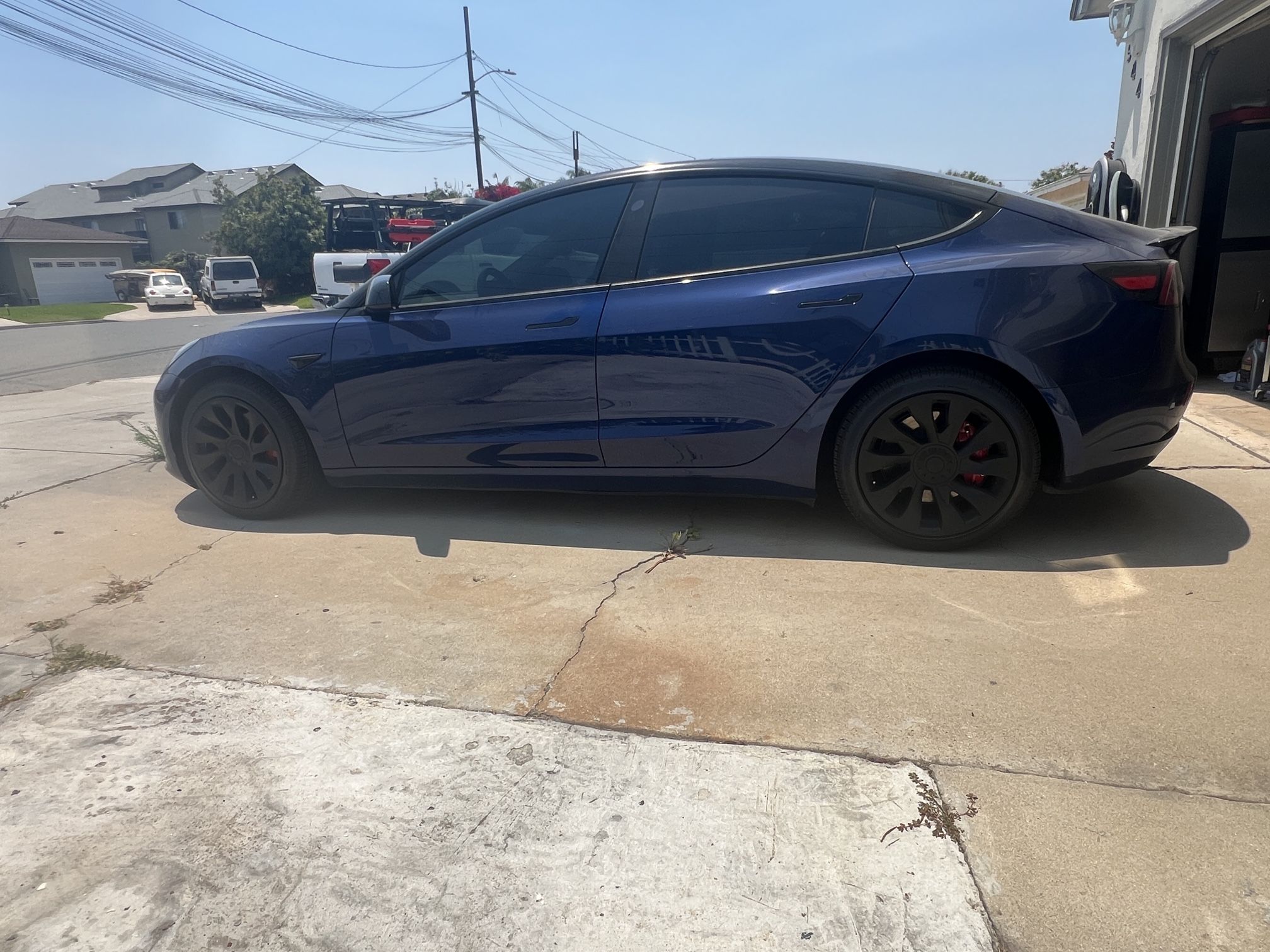 Model 3 Wheel Spacers And Hub Caps