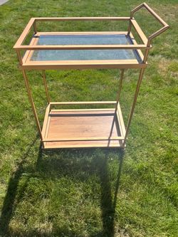 Gold 'Serving' Cart