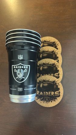 RAIDERS BEER SET