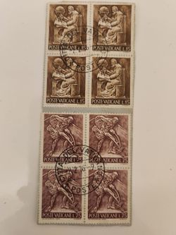 Vatican City Poste Vaticane Stamp Blocks