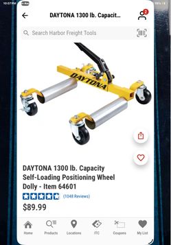 Daytona wheel Dollie’s with storage rack