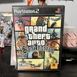 Grand Theft Auto San Andreas (CIB) For Ps2 