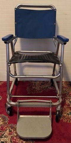 Lightweight Folding Aluminum wheelchair / transport Chair.
