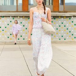 Chanel Denim Colorful Print Jeans New