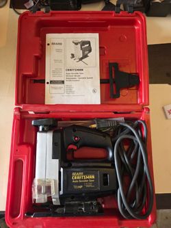 Sears Craftsman Auto Jig Scroller Saw 1/3HP Made in USA Model 3/4 Stroke