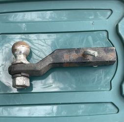 Solid Trailer Hitch Ball Mount.