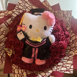 Hello Kitty Graduation Flower Bouquet 