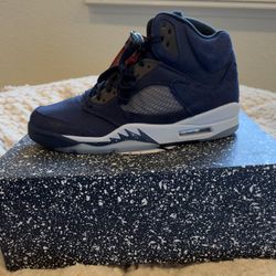 Jordan 5 Retro Midnight Navy Sz 11.5