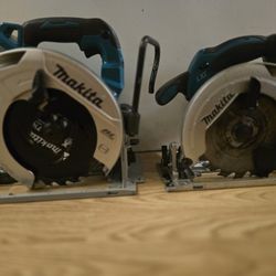 Makita 2 saws for sale 7" 1/4 & 6" 1/2