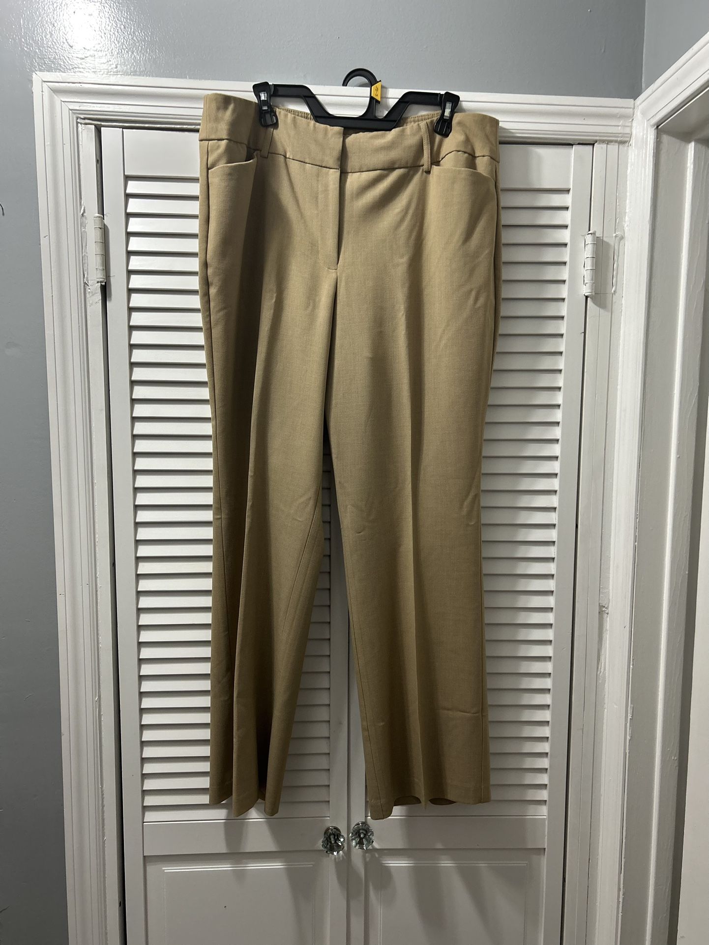 Size 18. Beige Dress Pants. Ladies