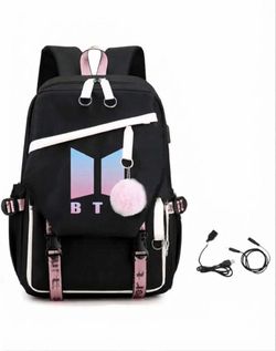 Teen Travel Backpack Large Capacity Laptop Bag Multi-functional Waterproof with USB Charging Port