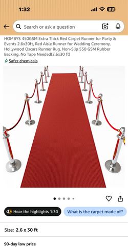 Alfombra roja  - Red Carpet Runner