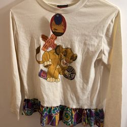 Disney Lion King Girls Large Shirt New