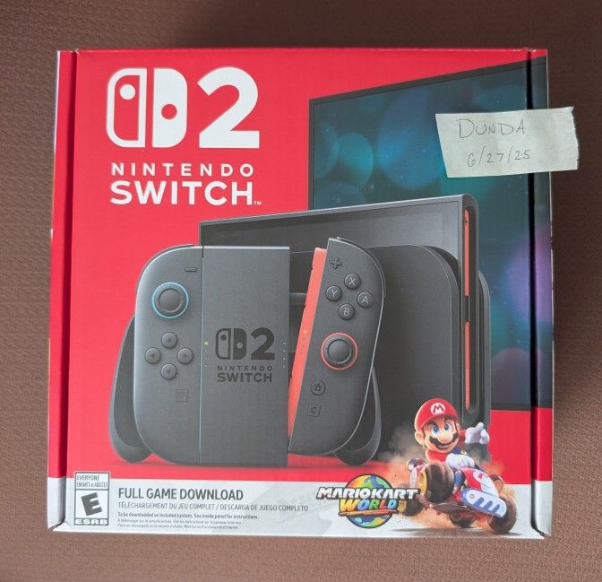 Nintendo Switch 2 console + Mario Kart World bundle - unopened
