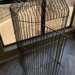 Mid Century Stainless Steel Bird Cage