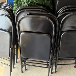 Metal chairs
