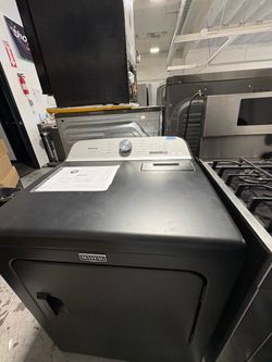 Maytag Top-Load Dryer – Black-electric