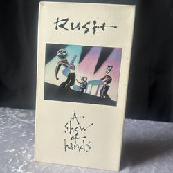 VHS Tape- RUSH “A Show of Hands” 