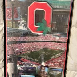 Framed OSU 3D Print 24x16.5