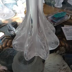 Magnificent And Elegant Lalique Crystal 13.5-in Vase