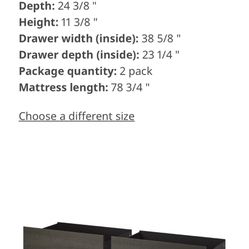 IKEA Under Bed Drawers 