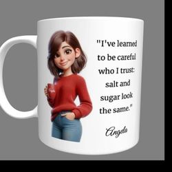 Life quote mug with personalized name